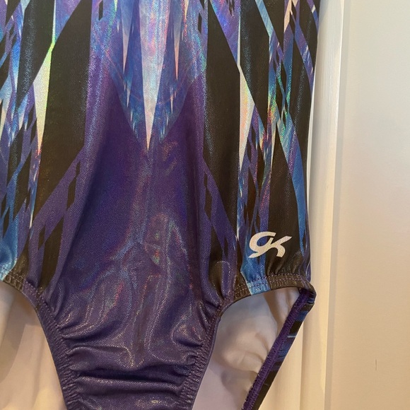 * NWOT GK Cool Crystal Women’s Gymnastics Leotard - Picture 2 of 3